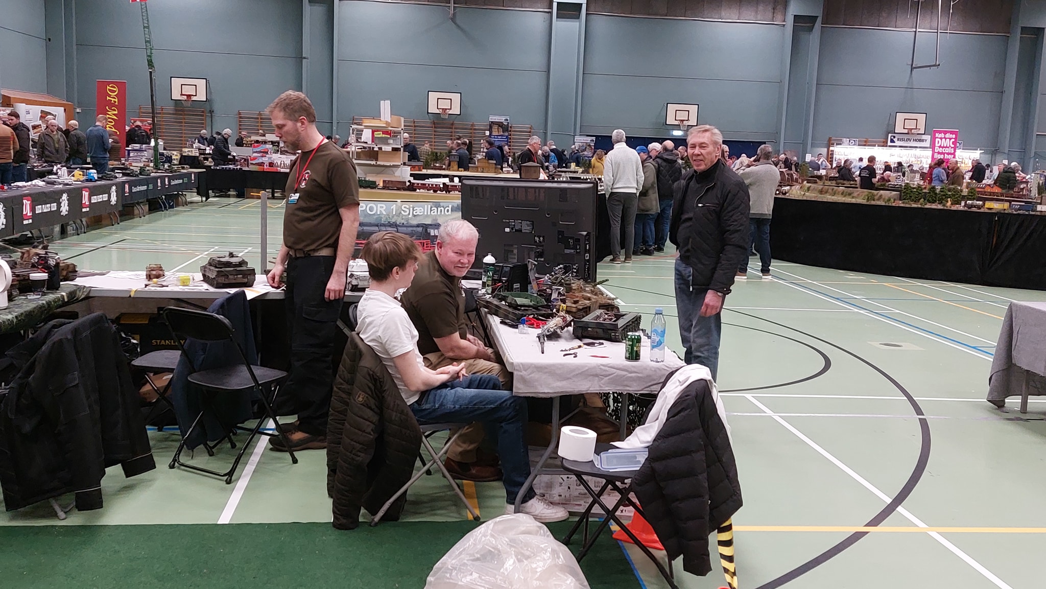 billede fra hobbymesse i rødovrehallen